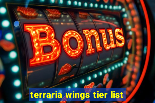 terraria wings tier list